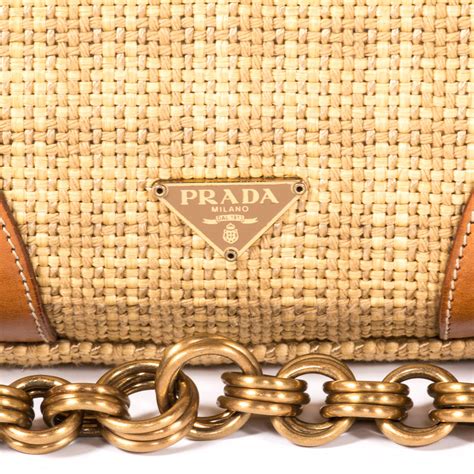 paglia prada|*RARE* PRADA ST. COCCO BICOLO PAGLIA HANDBAG .